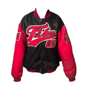 Vintage Fubu 05’ Bomber Varsity Jacket